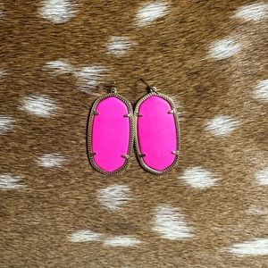 Hot Pink Kendra Scott earrings